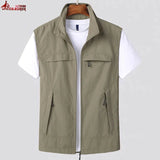 Gilet homme sans manches multi-poches – Style outdoor, pratique et confortable
